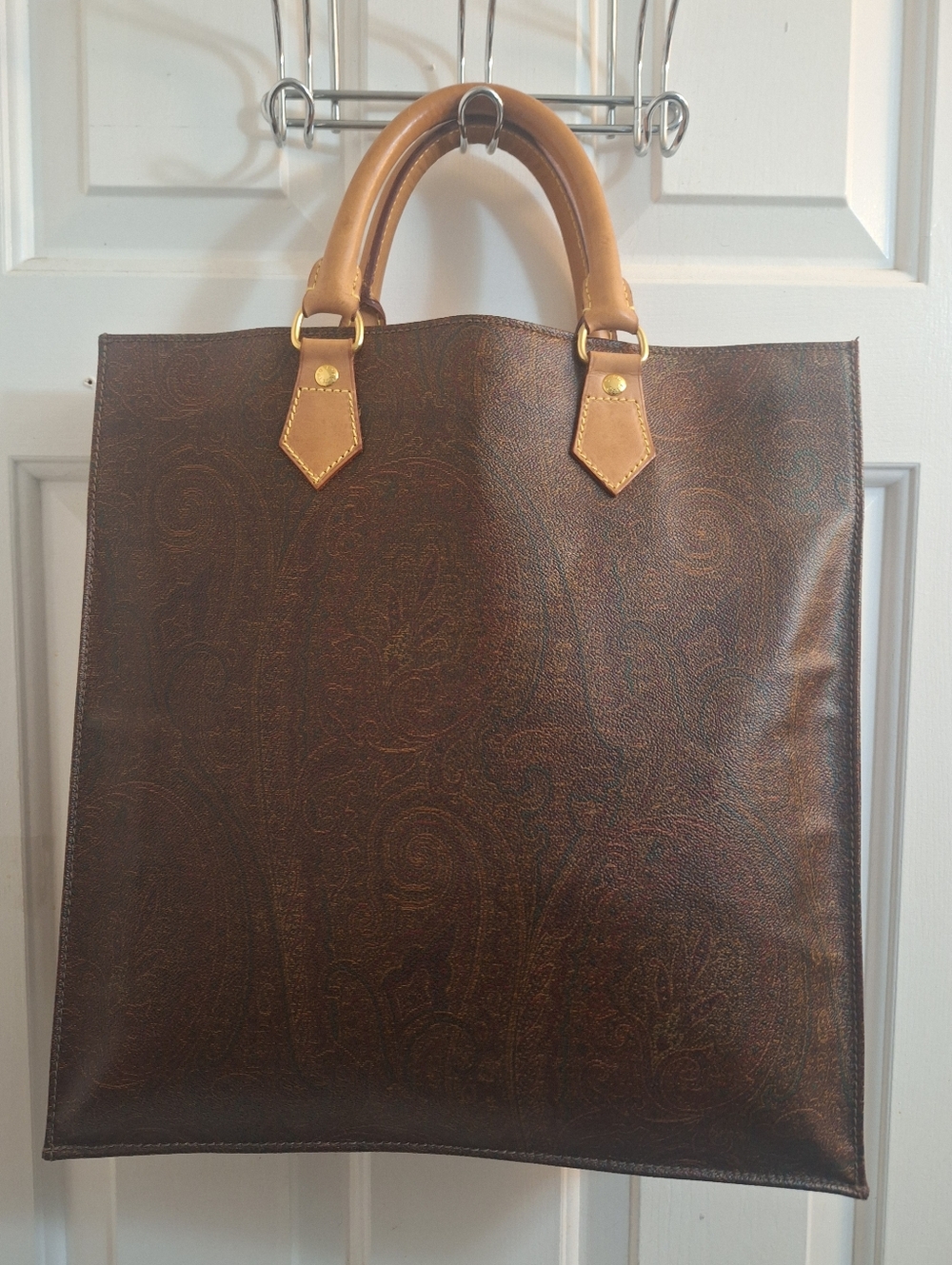 Vintage Etro Tote  Short Handles